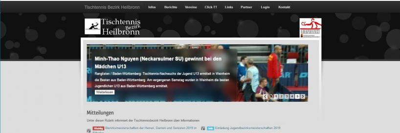 Tischtennis in unserer Region